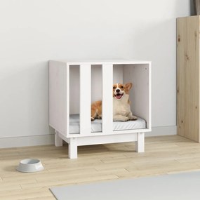 vidaXL Σπίτι Σκύλου Λευκό 50 x 40 x 52 cm