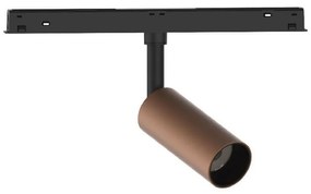 Σποτ Led Eiva VK/04604/TR/DA/TB-B/W Για Μαγνητική Ράγα Λεπτή 48V Dali 3000K 711lm 7W CRI>90 IP20 ø3.6x8.5cm Bronze-Black VKLed