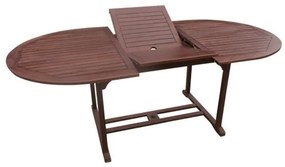 Τραπέζι Garden Ε20211,9 150+(50)X100Χ74 cm