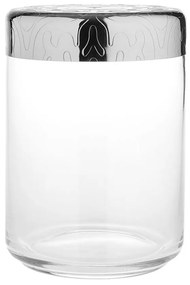 Βάζο Αποθήκευσης Γυάλινο Dressed MW21/75 750ml Clear-Inox Alessi Γυαλί
