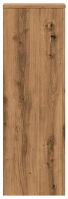 vidaXL Βάσεις Φυτών Αρτισιανή Δρυς 33x33x100 εκ. Επεξ. Ξύλο