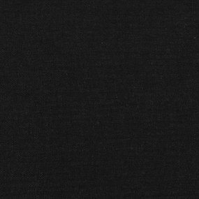 Πλαίσιο Κρεβατιού Μαύρο 200x200 εκ. Υφασμάτινο - Μαύρο
