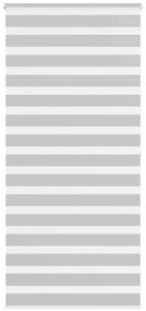 vidaXL Ζέβρα τυφλή Ανοιχτό Γκρι Πλάτος υφάσματος 90,9 εκ. Πολυεστέρας