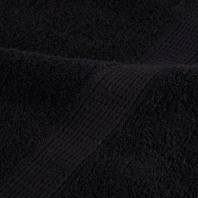vidaXL Σαπούνια Επισκεπτών 600 gsm SOLUND 50 pcs Μαύρο 30 x 30 cm