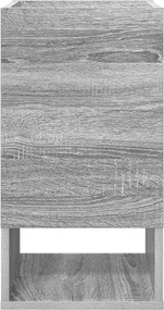 vidaXL End Table Γκρίζο Σονομα 30 x 30 x 56 εκ. Επεξεργασμένο ξύλο