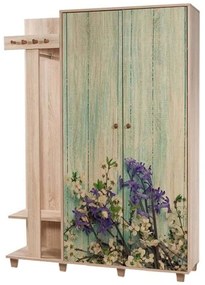 Έπιπλο Εισόδου Garmanto 863SPH4826 135x36x192cm Multi Μοριοσανίδα,Ξύλο