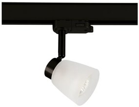 Σποτ Φωτιστικό Ράγας GU10 IP20 4C ACA-TS40GU4CBACA-Μαύρο TS40GU4CBACA