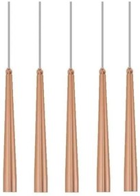 Κρεμαστό Φωτιστικό Οροφής 100-09810-12BR μίνιμαλ Luma-100-09810-12BR-COPPER-Χάλκινο 100-09810-12BR-COPPER