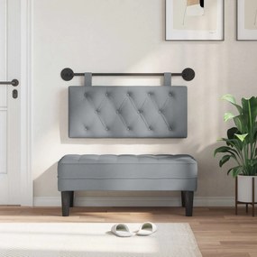 vidaXL Κρεμαστό Κεφαλάρι Ανοιχτό γκρι Ύφασμα