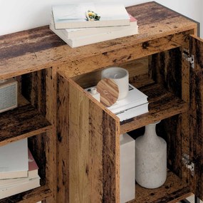 vidaXL Βοηθητικό ντουλάπι Παλιό Ξύλο 96.5 x 30 x 75 εκ
