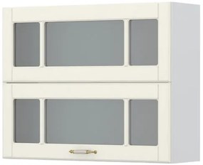 Ντουλάπι κρεμαστό Toscana V7-90-2KSP με βιτρίνα - 90.00Χ32.00Χ72.00cm