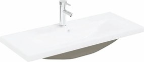 vidaXL Σετ Επίπλων Μπάνιου 3 pcs Μαύρη Οξυά Επεξεργασμένο ξύλο