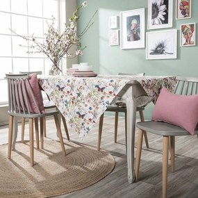 Καρέ Leza Multi Teoran 90X90cm Cotton-Polyester