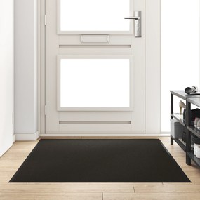 vidaXL Πατάκι Πόρτας Ορθογώνιο Μαύρο 120x180 εκ