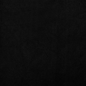 vidaXL Πολυθρόνα Μπάρελ Μαύρη Βελούδινη