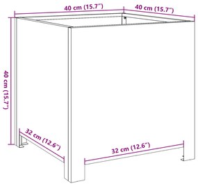 ΖΑΡΝΤΙΝΙΕΡΑ ΜΑΥΡΗ 40 X 40 X 40 ΕΚ. ΑΠΟ ΑΤΣΑΛΙ 851199