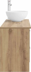 vidaXL Σετ Επίπλων Μπάνιου 2 pcs Artisan Δρυς Επεξεργασμένο Ξύλο