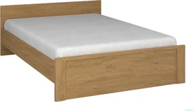 Κρεβάτι Pavi Ημίδιπλο Βελανιδιά με πάτωμα 140x200cm