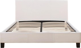 ΚΡΕΒΑΤΙ ΜΕ ΣΤΡΩΜΑ BECCA HM21283.01 ΛΕΥΚΟ PU--ΓΙΑ 150x200εκ