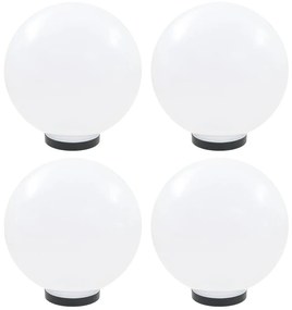 vidaXL Φωτιστικά Μπάλα LED 4 τεμ. Σφαιρικά 30 εκ. Ακρυλικά (PMMA)