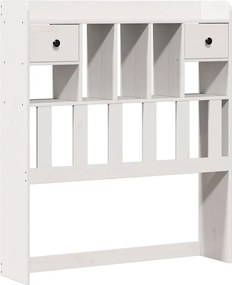 vidaXL Κρεβάτι Βιβλιοθήκη Χωρίς Στρώμα 90x200 εκ Μασίφ Ξύλο Πεύκου