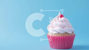 Intra Συλλεκτικό Ξύλινο Παζλ Plywood  4mm - Νόστιμο Cupcake με White Frosting και Κόκκινο Κεράσι Σε Ξύλινο Κουτί - Διαστάσεις: 10x10 cm – 25 κομμάτια