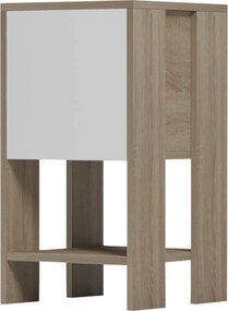 ΚΟΜΟΔΙΝΟ ARGUS HM18378.11 ΜΕΛΑΜΙΝΗ ΛΕΥΚΟ/SONAMA 30x30x55Υεκ.