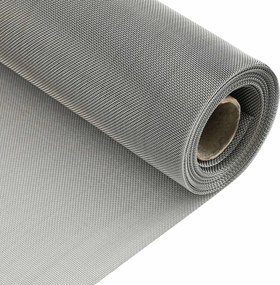 vidaXL Πλέγμα Οθόνης 30 mesh 100 x 2000 cm Ανοξείδωτο Ατσάλι 201 Ασημί