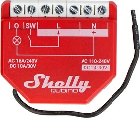 Shelly Qubino Wave1PM Controller, 1-channel, Z-Wave (Power measurement)