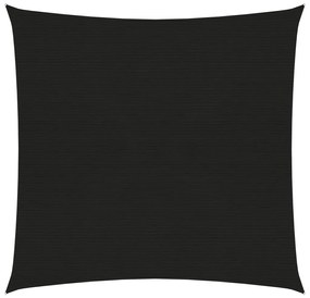 vidaXL Πανί Σκίασης Μαύρο 4,5 x 4,5 μ. από HDPE 160 γρ./μ²