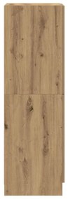 vidaXL Ντουλάπι Κουζίνας Αρτισιανή Δρυς 38x41,5x131,5 εκ. Επεξεργ.Ξύλο