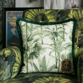 Μαξιλάρι Διακοσμητικό (Με Γέμιση) Palmera Cubana LC40069 MindTheGap 50Χ50 Linen