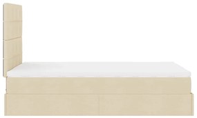 ΟΘΩΜΑΝΙΚΟ ΚΡΕΒΑΤΙ ΜΕ ΣΤΡΩΜΑ CREAM 120X190 CM ΎΦΑΣΜΑ 3313145