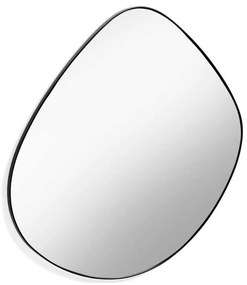 Καθρέπτης Τοίχου Ovo 67 11-0429 60xH67cm Black Mdf,Γυαλί