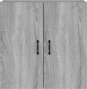 vidaXL Ντουλάπι Τοίχου Γκρι Sonoma 60x31x60εκ. Επεξεργασμένο Ξύλο