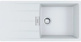 Franke Centro CNG 611/211-100 Αντιστρεφόμενος Polar White Γρανιτένιος Νεροχύτης 60cm