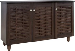 ΠΑΠΟΥΤΣΟΘΗΚΗ-ΝΤΟΥΛΑΠΙ 3 ΠΟΡΤΕΣ IGGY HM2211.01 WENGE 114Χ34Χ68εκ.
