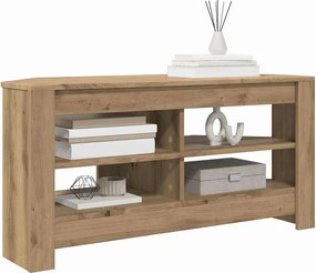 vidaXL ΓωνιακήΒάσηΤηλεόρασης Artisan Oak 102 x 40,5 x 45 εκ