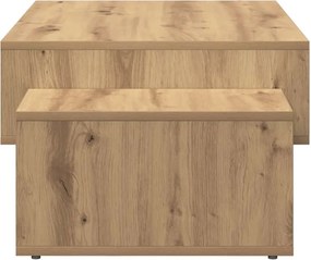 vidaXL Τραπεζάκι Σαλονιού Artisan Δρυς 105x55x32 εκ Επεξεργασμένο Ξύλο