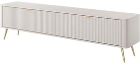 Έπιπλο Τηλεόρασης Lante 200x38x51cm Beige-Gold