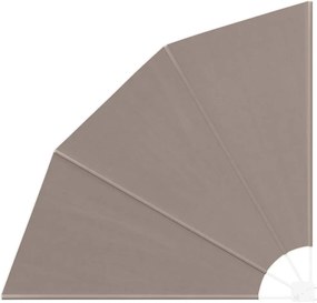 vidaXL Αδιάφανο σκίαστρο μπαλκονιού 140 x 140 cm Πολυεστέρας Taupe