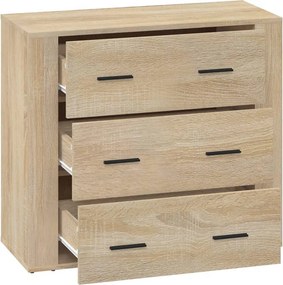 vidaXL Ντουλάπι Sonoma Δρυς 80x33x70 εκ. από Επεξεργασμένο Ξύλο