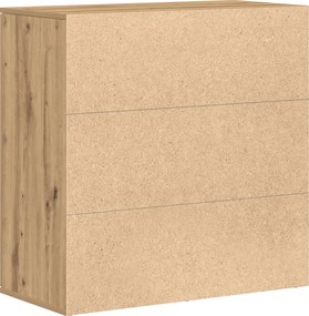 vidaXL Πλαϊνό γραφείο Artisan Oak 79 x 38 x 80 εκ. Επεξεργασμένο ξύλο