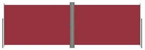 Σκίαστρο Πλαϊνό Συρόμενο Κόκκινο 220 x 600 εκ. - Κόκκινο