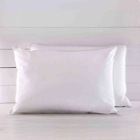 Μαξιλαρι Ύπνου Πουπουλένιο Μαλακό Basics Λευκό 50Χ70 Ρυθμός 50Χ70 100% Βαμβάκι