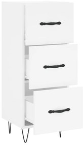vidaXL Ντουλάπι Λευκό 34,5 x 34 x 90 εκ. από Επεξεργασμένο Ξύλο