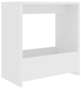 Τραπέζι Βοηθητικό Λευκό 50 x 26 x 50 εκ. Μοριοσανίδα - Λευκό