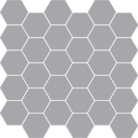 vidaXL Εξάγωνο Πλακάκι 20 τεμ. Γκρι 30 x 30 cm Πολυουρεθάνη και PET