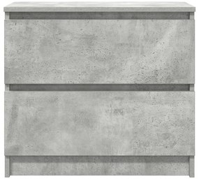 vidaXL Έπιπλο Τηλεόρασης Γκρι Σκυροδέματος 60x35x54 εκ. Επεξεργ. Ξύλο