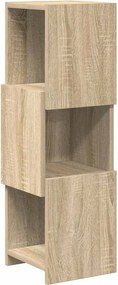 vidaXL Γωνιακό Ντουλάπι Δρύς Sonoma 25,5x25x80εκ Επεξεργασμένο ξύλο